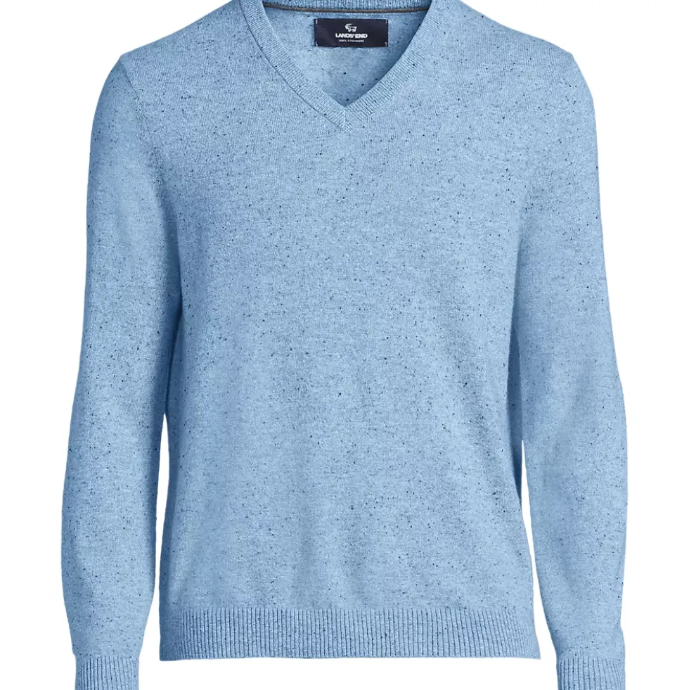 Men's Fine Gauge Cashmere V-neck Sweater