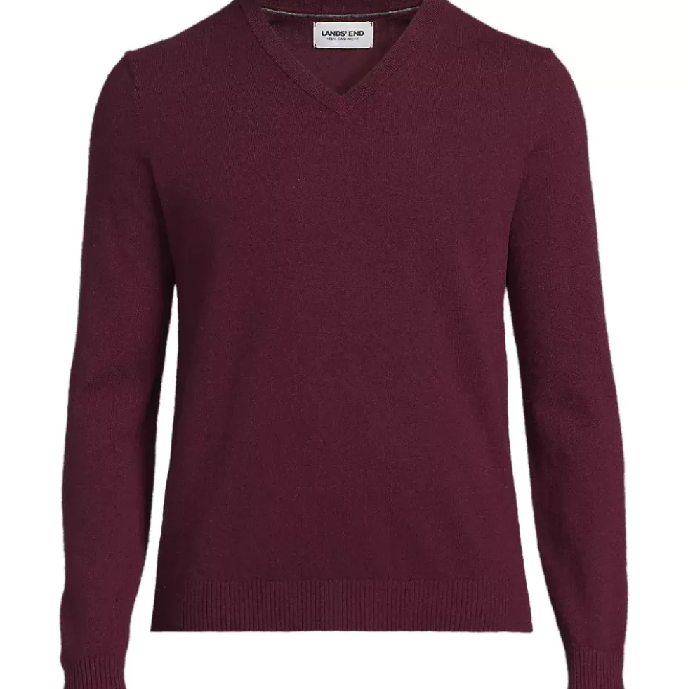 Men's Fine Gauge Cashmere V-neck Sweater