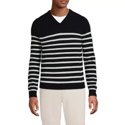 Men's Fine Gauge Cashmere V-neck Sweater