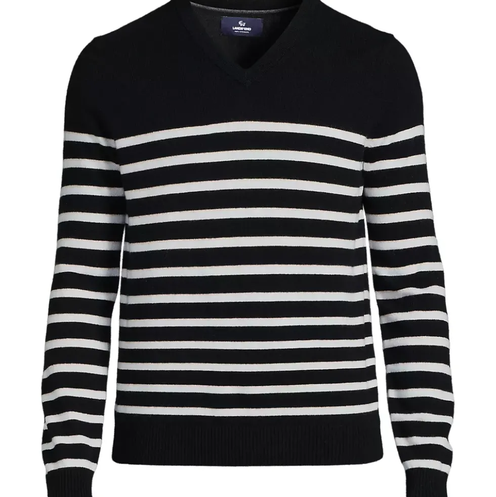 Men's Fine Gauge Cashmere V-neck Sweater
