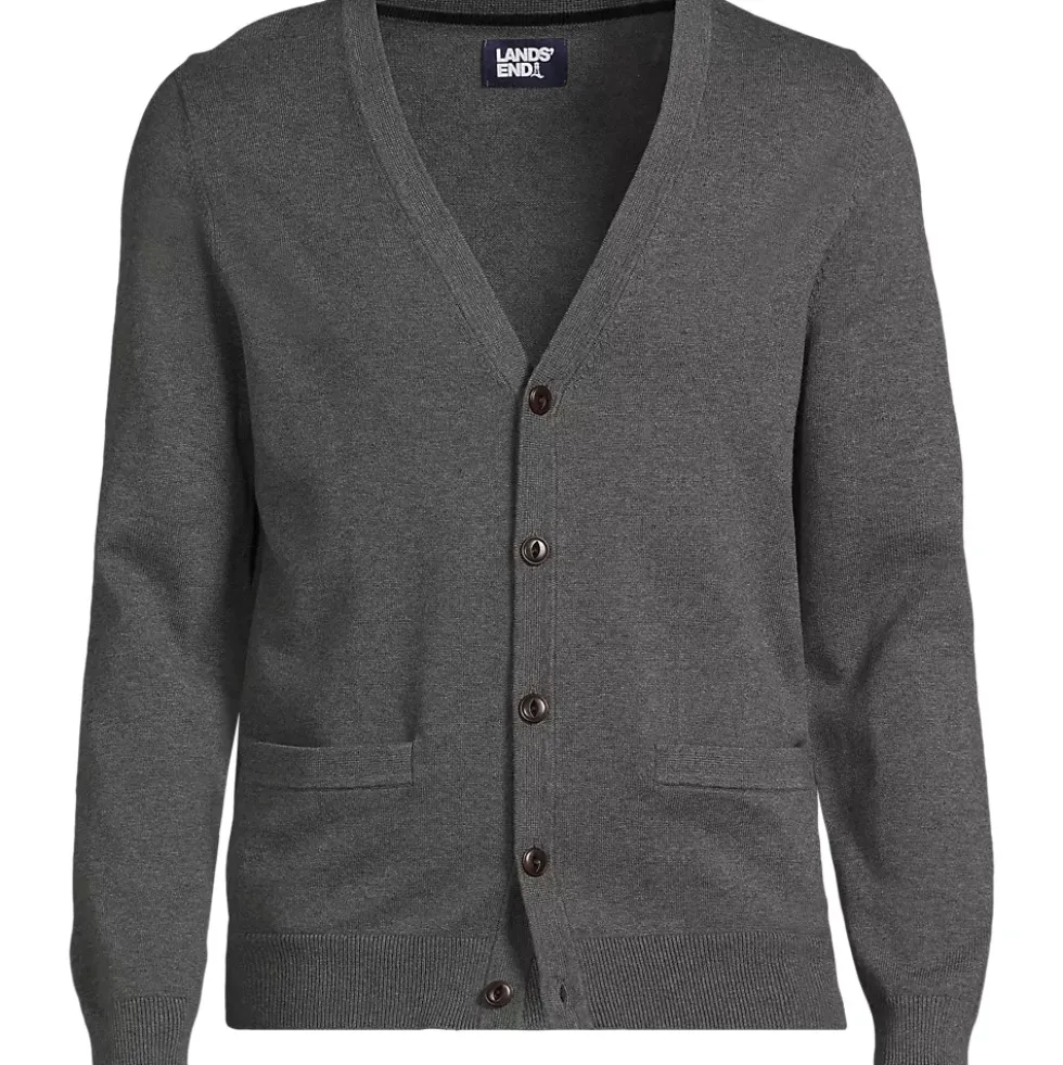 Men's Fine Gauge Cotton Cardigan
