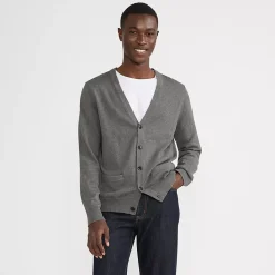 Men's Fine Gauge Cotton Cardigan