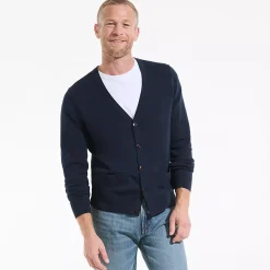 Men's Fine Gauge Cotton Cardigan