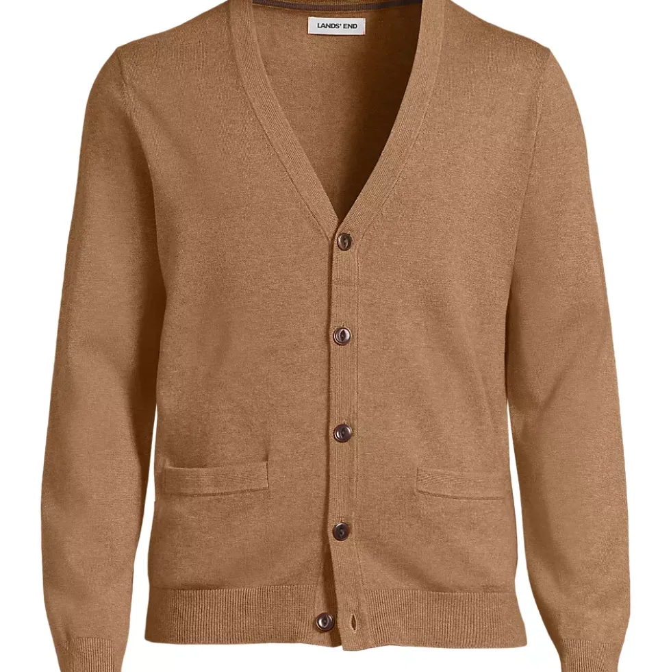 Men's Fine Gauge Cotton Cardigan