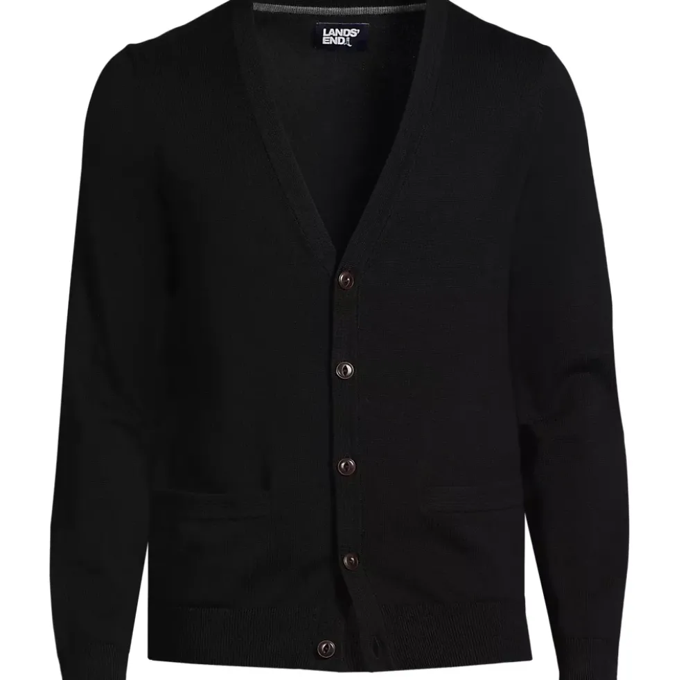 Men's Fine Gauge Cotton Cardigan
