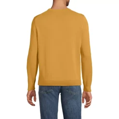 Men's Fine Gauge Cotton Crew Neck Sweater