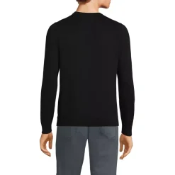Men's Fine Gauge Cotton Crew Neck Sweater