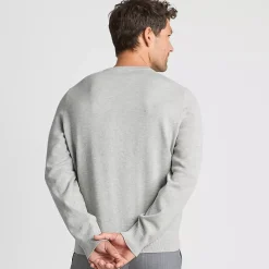 Men's Fine Gauge Cotton Crew Neck Sweater