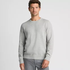 Men's Fine Gauge Cotton Crew Neck Sweater