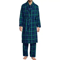 Men's Flannel 3 Piece Pajama Set