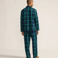 Men's Flannel 3 Piece Pajama Set