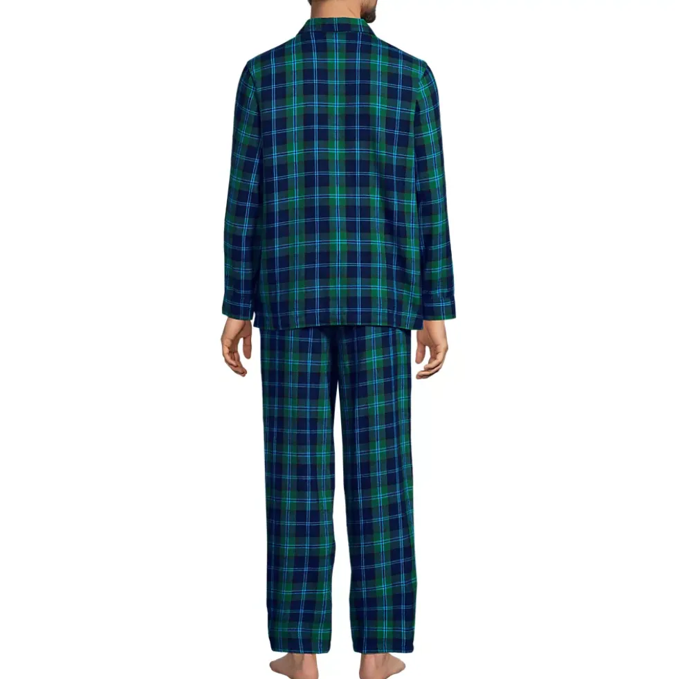 Men's Flannel 3 Piece Pajama Set