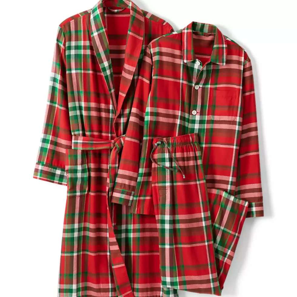 Men's Flannel 3 Piece Pajama Set