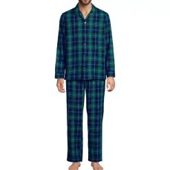 Men's Flannel 3 Piece Pajama Set