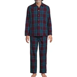 Men's Flannel 3 Piece Pajama Set