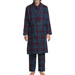 Men's Flannel 3 Piece Pajama Set