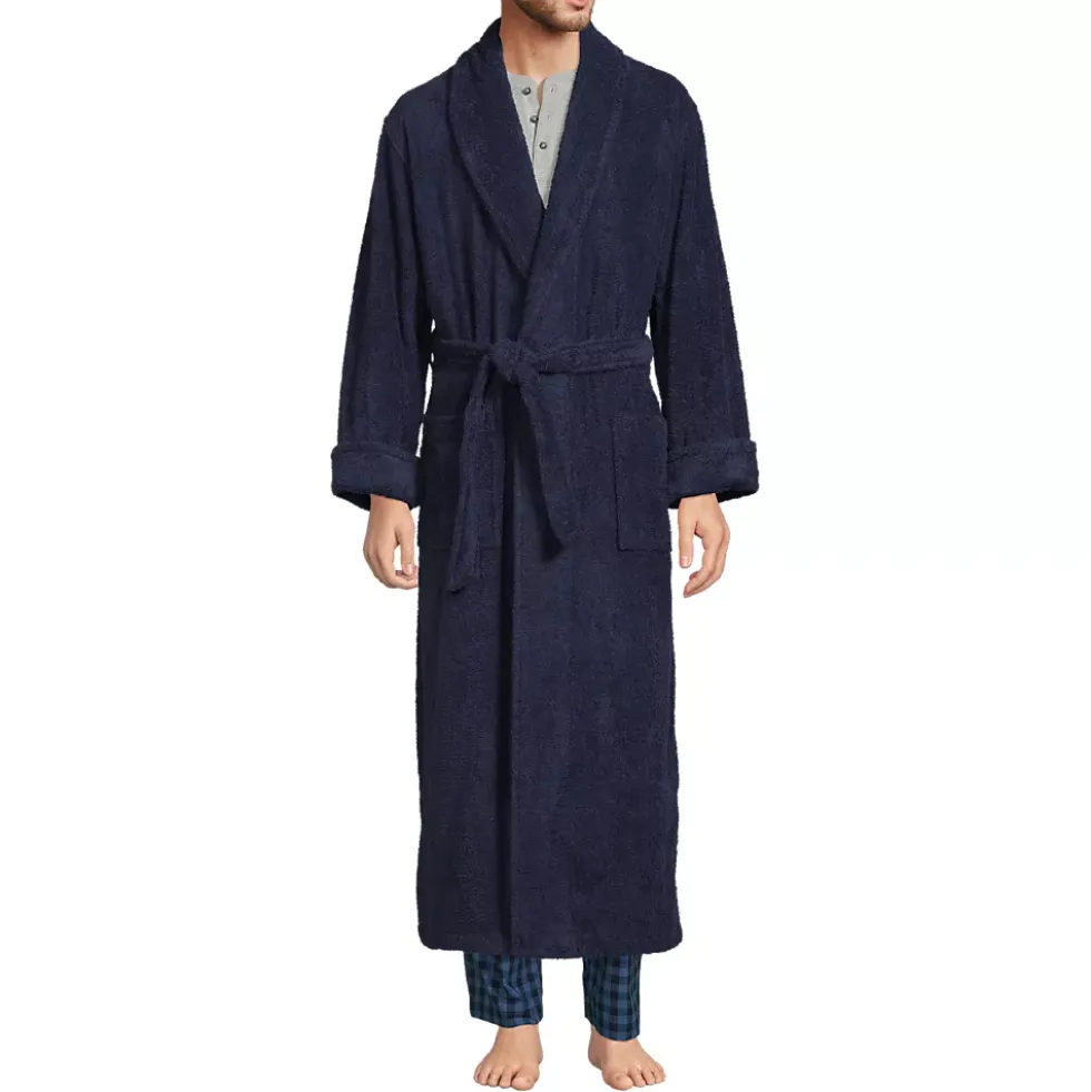 Men's Full Length Turkish Terry Robe