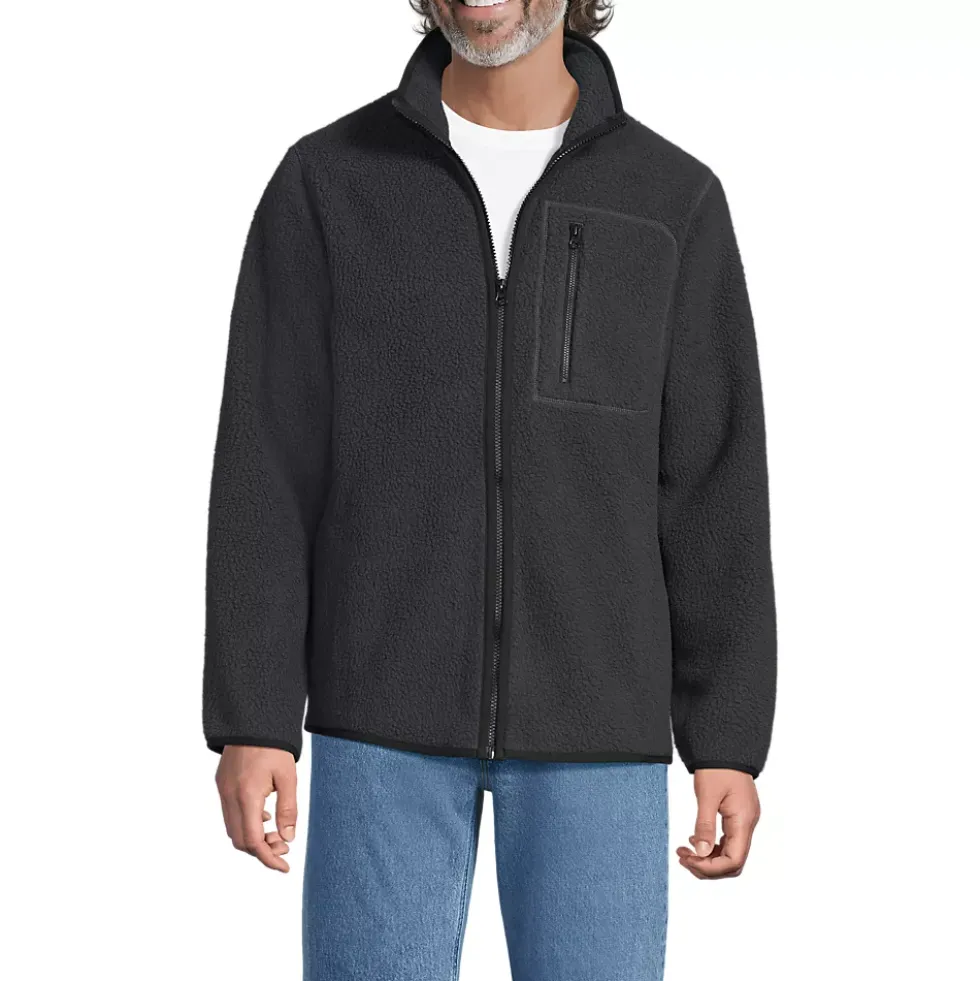 Men's Full Zip Sherpa Fleece Jacket