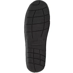 Men's Fuzzy Lined Suede Moccasin Slippers
