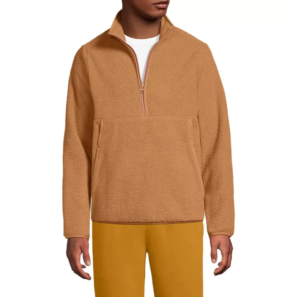 Men's Half Zip Sherpa Fleece Pullover