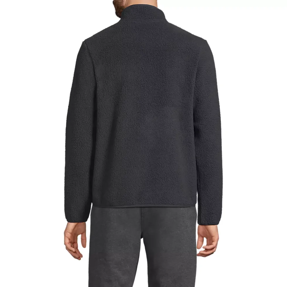 Men's Half Zip Sherpa Fleece Pullover