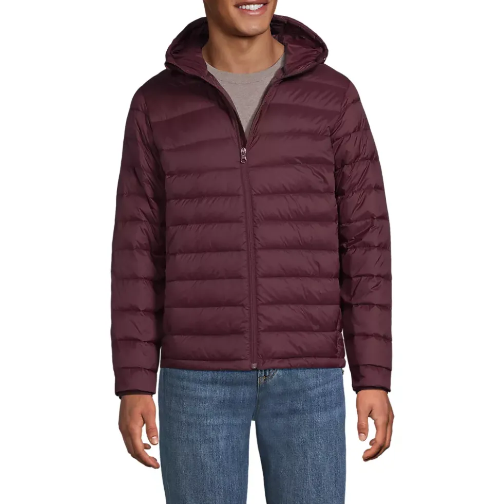 Men's Hooded Wanderweight Packable Down Jacket