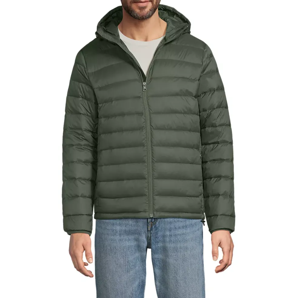 Men's Hooded Wanderweight Packable Down Jacket
