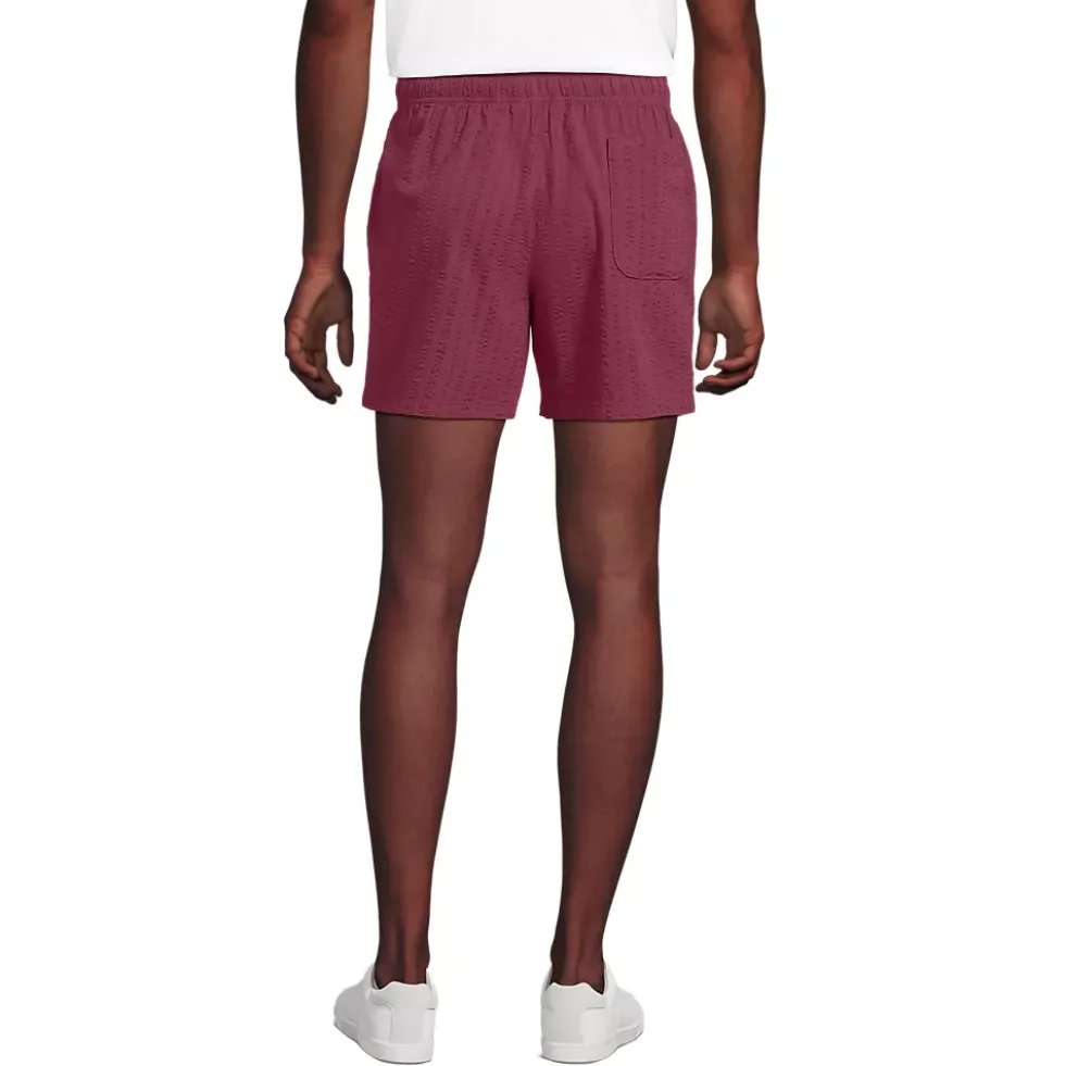 Men's 5.5 Inch Seersucker Easy Shorts