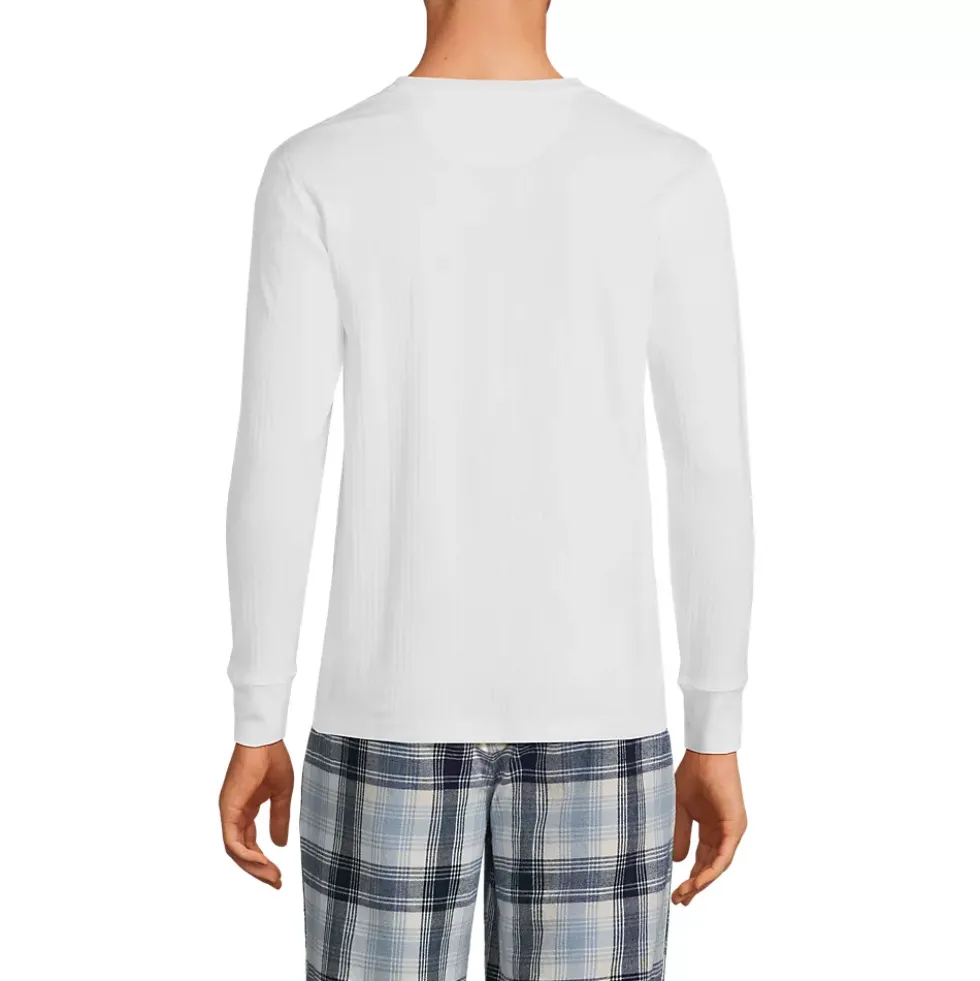 Men's Knit Rib Pajama Henley