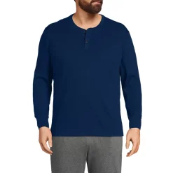 Men's Knit Rib Pajama Henley