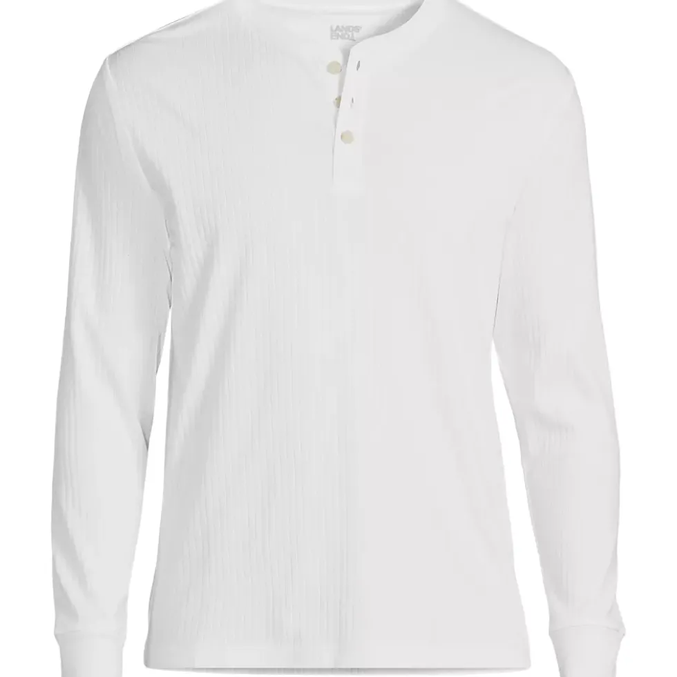 Men's Knit Rib Pajama Henley