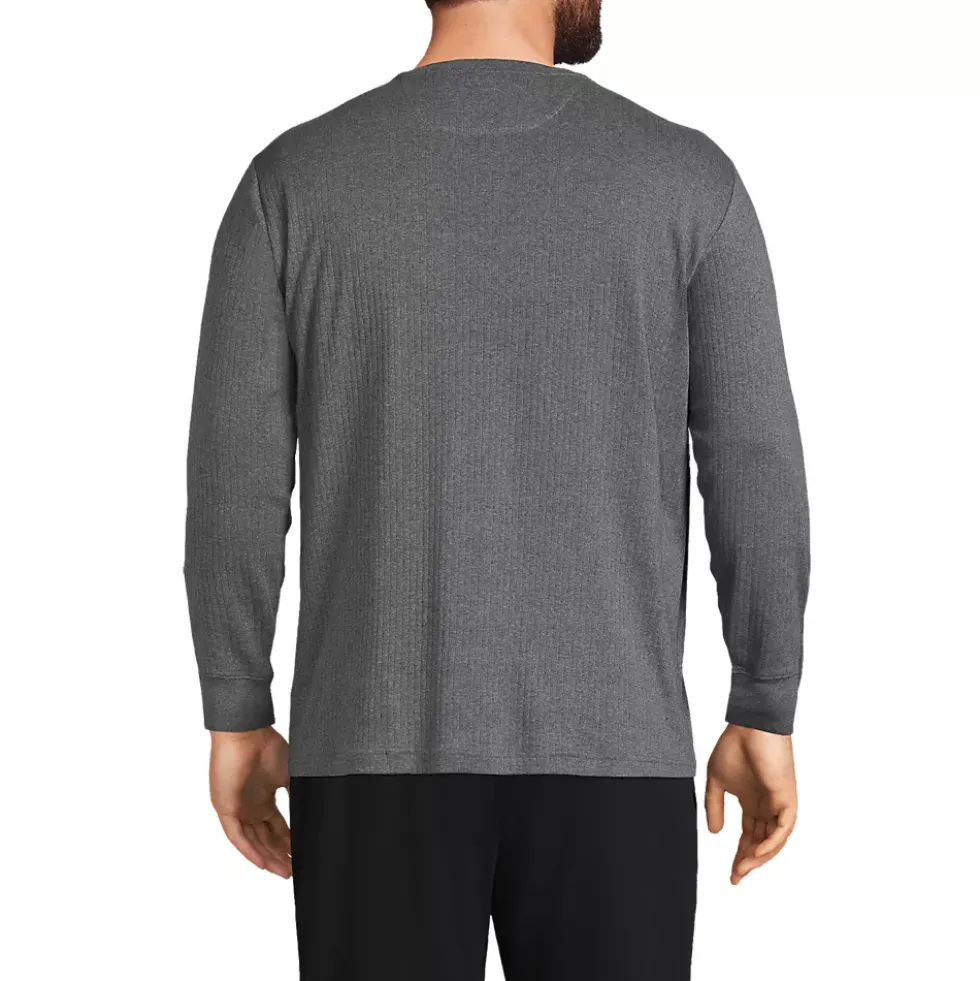 Men's Knit Rib Pajama Henley
