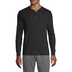 Men's Knit Rib Pajama Henley