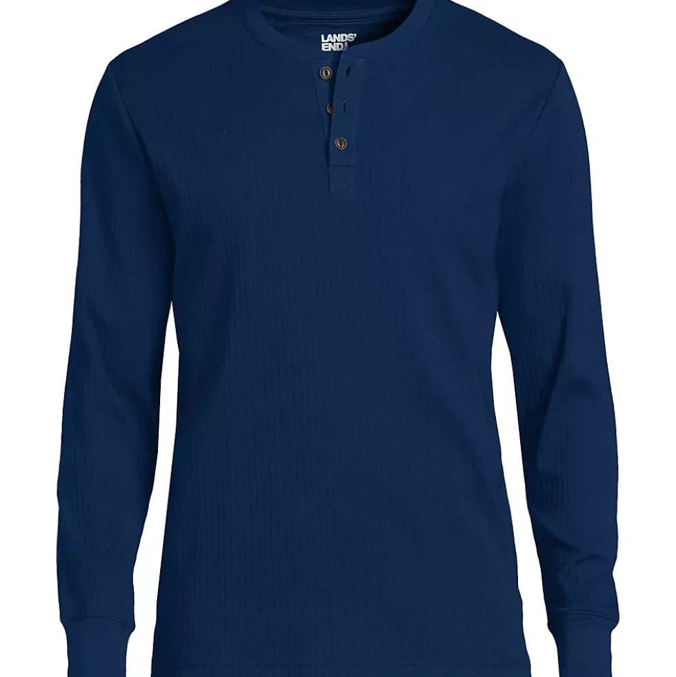 Men's Knit Rib Pajama Henley