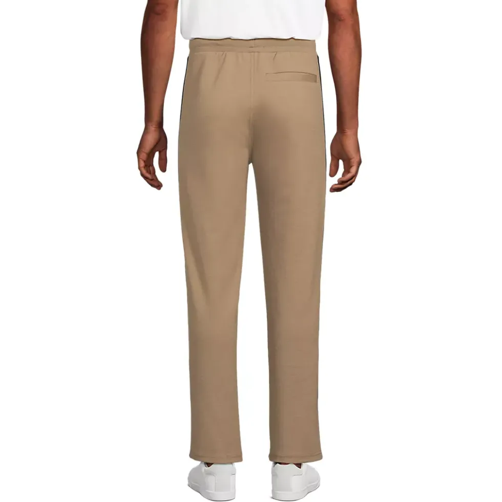 Men's Knit Twill Track Wide Leg Pant