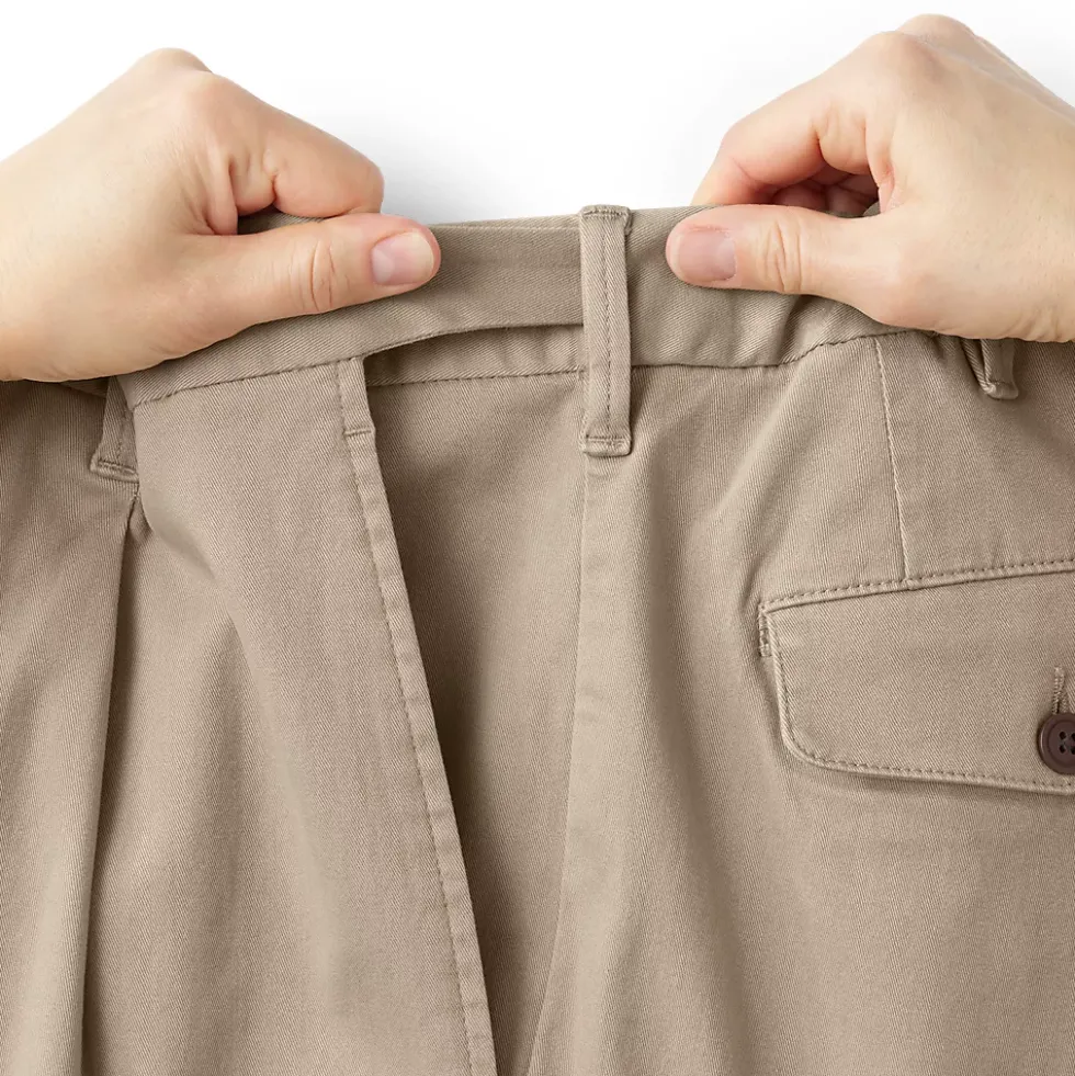 Men's Knockabout Comfort Waist Relaxed Fit Pleated Front Chino Pant