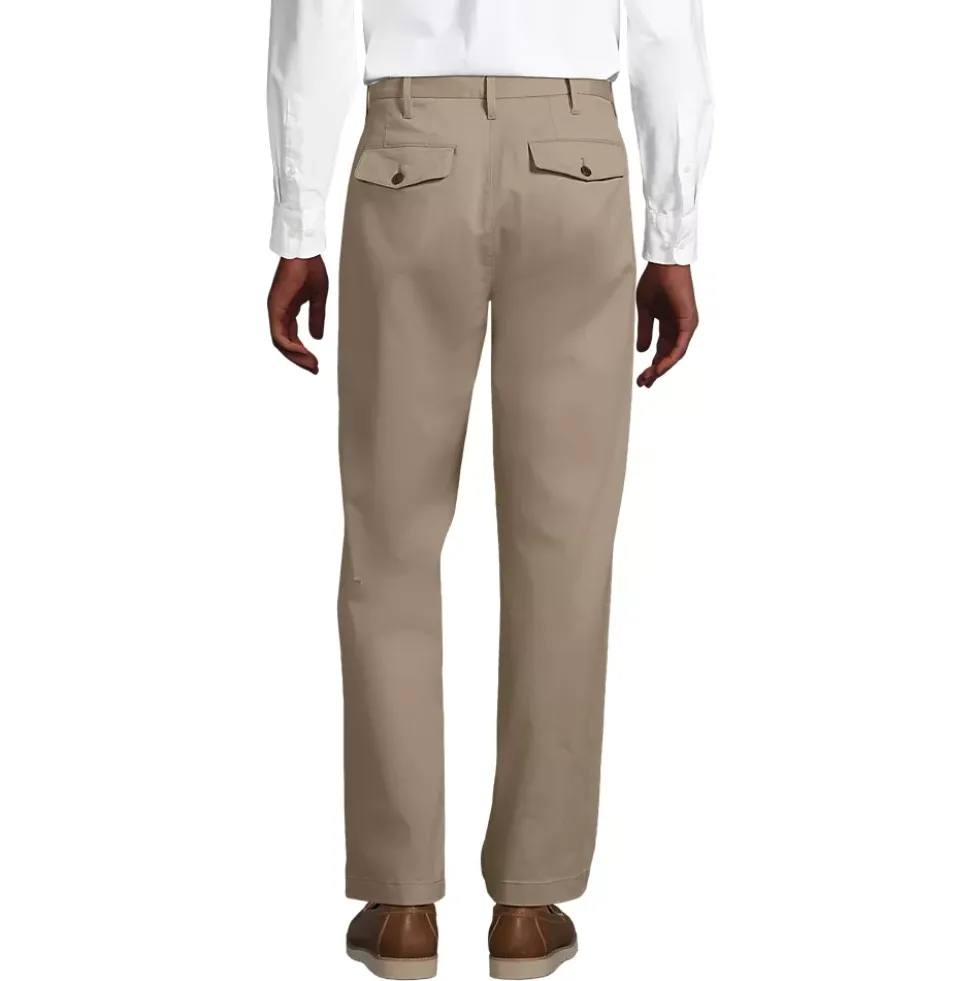 Men's Knockabout Comfort Waist Relaxed Fit Pleated Front Chino Pant