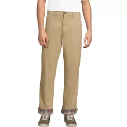 Men's Knockabout Comfort Waist Classic Fit Flannel Lined Chino Pant