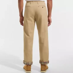Men's Knockabout Comfort Waist Classic Fit Flannel Lined Chino Pant