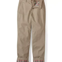 Men's Knockabout Comfort Waist Classic Fit Flannel Lined Chino Pant