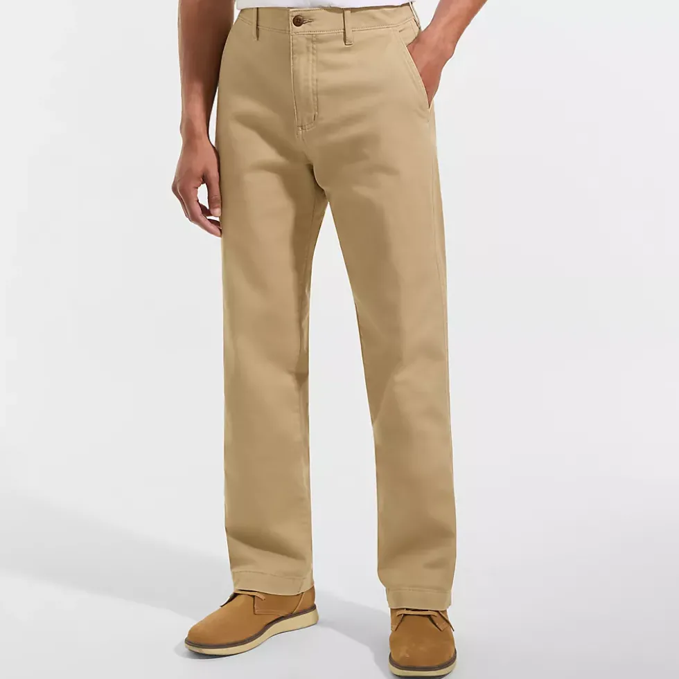 Men's Knockabout Comfort Waist Classic Fit Flannel Lined Chino Pant