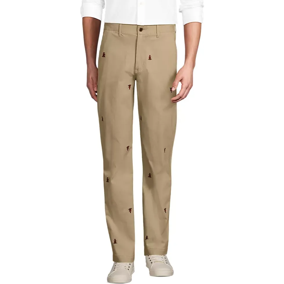 Men's Knockabout Embroidered Comfort Waist Classic Fit Chino Pant