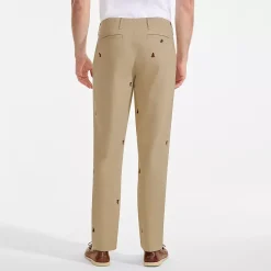 Men's Knockabout Embroidered Comfort Waist Classic Fit Chino Pant