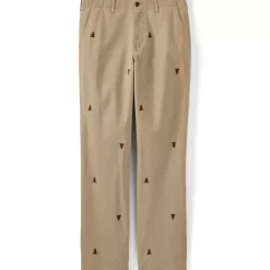Men's Knockabout Embroidered Comfort Waist Classic Fit Chino Pant