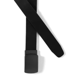 Men's Leather Adjustable Slide Belt