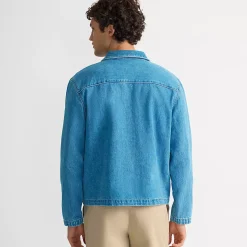 Men's Lightweight Denim Full Zip Jacket