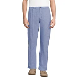 Men's Linen Cotton E-Waist Pant