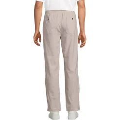 Men's Linen Cotton E-Waist Pant