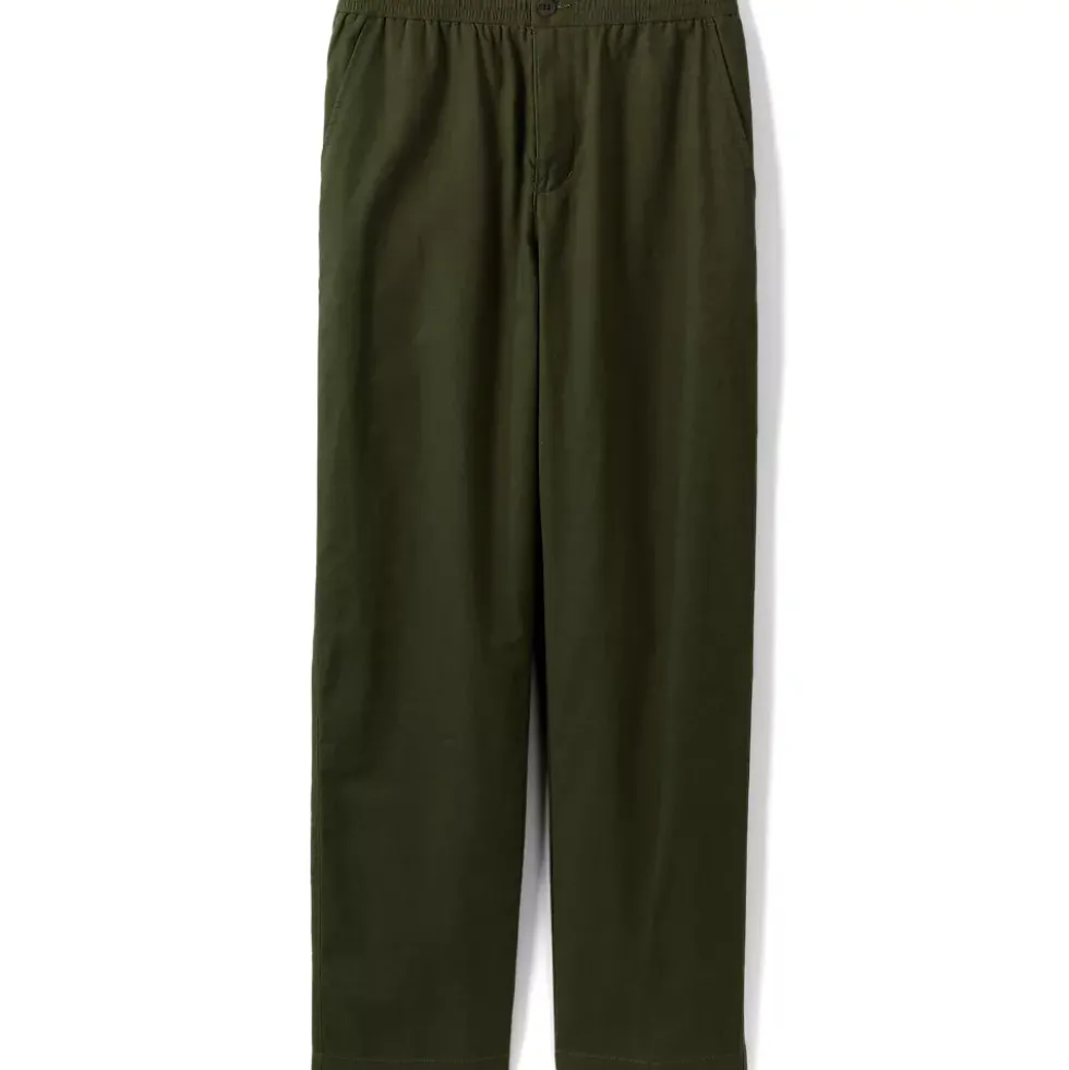 Men's Linen Cotton E-Waist Pant