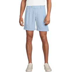 Men's 7" Linen Cotton Resort Shorts